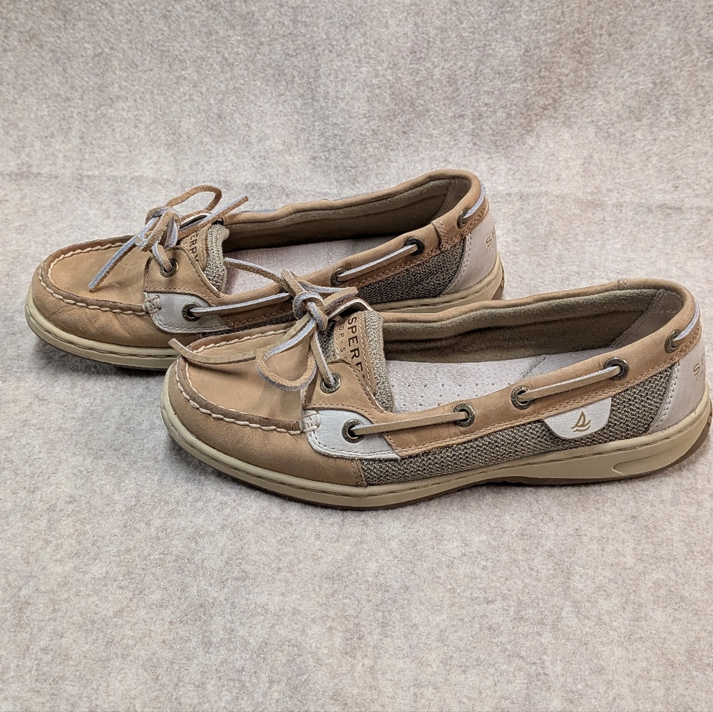 Sperry Tan Top Slider Boat Shoes Loafers Size Women's 7
